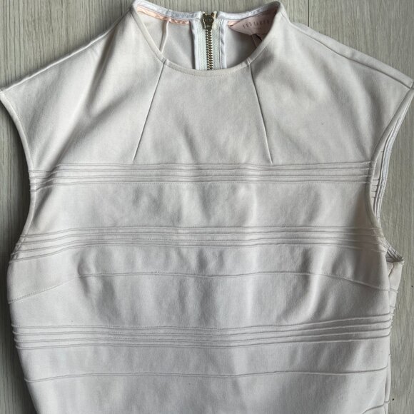 Ted Baker London Colorblock Fit & Flare Dress Size 3 (US 6) - Picture 5 of 6